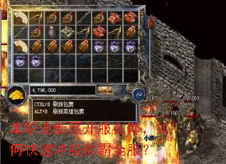 单职业新区开服在即,如何快速冲级称霸全服? 单职业新区开服在即,如何快速冲级称霸全服?
