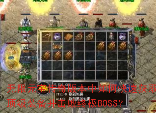 无限元宝传奇版本中如何快速获取顶级装备并击败终极BOSS? 无限元宝传奇版本中如何快速获取顶级装备并击败终极BOSS?