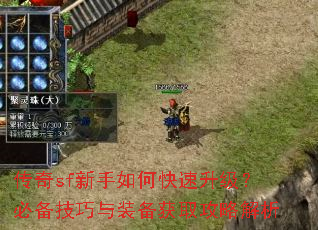 传奇sf新手如何快速升级?必备技巧与装备获取攻略解析 传奇sf新手如何快速升级?必备技巧与装备获取攻略解析