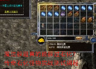 魔法躲避真的能躲过石化?传奇石化怪物实战测试揭秘 魔法躲避真的能躲过石化?传奇石化怪物实战测试揭秘