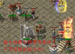 道士神兽为何是传奇中不可或缺的战斗力? 道士神兽为何是传奇中不可或缺的战斗力?