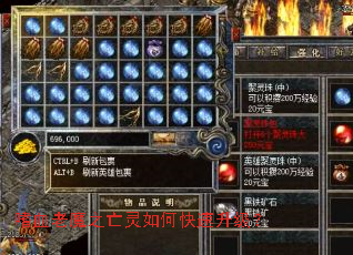 嗜血老魔之亡灵如何快速升级? 嗜血老魔之亡灵如何快速升级?