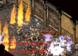 热血传奇酒馆NPC揭秘:如何快速提升战力? 热血传奇酒馆NPC揭秘:如何快速提升战力?