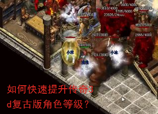如何快速提升传奇3d复古版角色等级? 如何快速提升传奇3d复古版角色等级?
